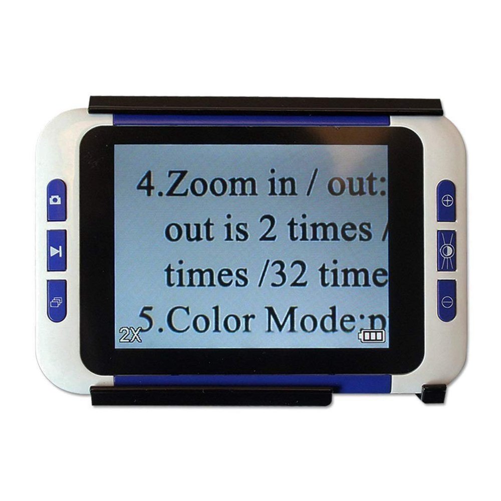MWEIMA 3.5 Inch Handheld Electronic Reading Aid for Low Vision, 2X-32X Zoom, 3 Color Modes Support Output to TV, Ideal Aide for Reading, Writing, Viewing Maps