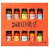 Smokehouse by Thoughtfully, Gourmet Hot Sauce Gift Set, Flavors Include Mango Habanero, Buffalo, Bacon Cayenne, Smoky Bourbon, Fire Jalapeo and More, Hot Sauce Variety Pack, Set of 10 view 1
