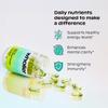 wholier Plant Based Multivitamin Vegan Omega-3 DHA EPA, Vitamin D, B12, Zinc, Vitamin K2, Iron, Iodine, Selenium. 60 Count (30-Day Supply) Glass Bottle view 3