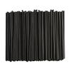 Comfy Package [250 Count] 7.75"High Black Straws, Disposable Plastic Drinking Straws - Black view 1