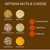 Valentines Day Cheese and Nuts Gift Basket - Gift Basket for Men, Women, Birthday, Includes Cashews, Almonds, Pecans, Jack, Cheddar Cheeses - Adult Gift Basket for Men, Women, Family, Friends, Charcuterie Food Items  1.5 pounds view 2