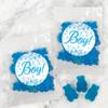 12ct Baby Shower Favors It's a Boy Candy Bags (12 Pack) Blue Raspberry Gummi Bears view 3