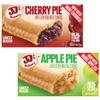 JJ's Bakery Apple & Cherry Pie Variety Snack Pies, Individual Dessert, Fresh-Baked, Nut-Free, Kosher Parve, 4 Oz Each (Pack of 12) view 1