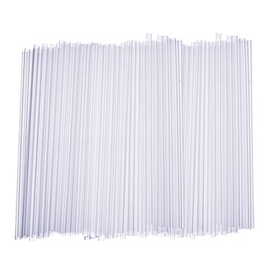 Comfy Package 7.75-Inch Clear Plastic Drinking Straws [250 Count] Disposable Straws for Cocktails, Beverages and Parties