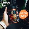 Adam's Ribs BBQ Rib Rub - 100% Natural and Unique Seasoning - Perfect Blend Of Spices For Juicy BBQ And Grill Ribs - Large Jar (220g) view 3