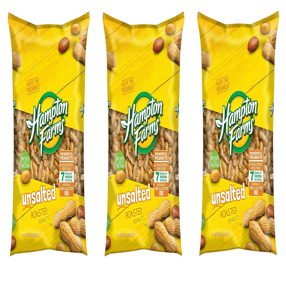 An Item of Hampton Farms Unsalted In-Shell Peanuts (5 lbs.) - Pack of 1 - Bulk Disc (St f hr)