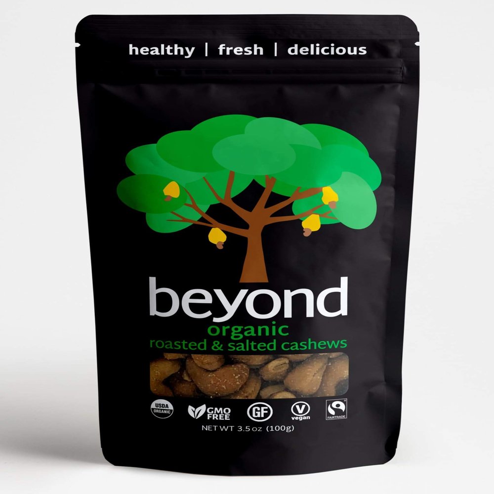 Beyond Organic Roasted & Salted Cashews 3.5 oz (Multipack) (5)