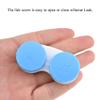 HAHIYO Contact Lens Case Box Holder Diameter 25mm Durable Leakproof Light Convenient Left/Right Eyes Contact Lens Container Soak Storage Kit for Storing Small Items Travel Blue 5 Pack view 4