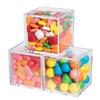 Hammont Clear Acrylic Boxes - 36 Packs of 6-2.36''x2.36''x2.36'' - Small Lucite Boxes for Gifts, Weddings, Party Favors, Treats, Candies & Accessories, Plastic Storage Boxes view 2
