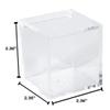 Hammont Clear Acrylic Boxes - 36 Packs of 6-2.36''x2.36''x2.36'' - Small Lucite Boxes for Gifts, Weddings, Party Favors, Treats, Candies & Accessories, Plastic Storage Boxes view 4
