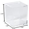 Hammont Clear Acrylic Boxes - 36 Packs of 6-2.36''x2.36''x2.76'' - Small Lucite Boxes for Gifts, Weddings, Party Favors, Treats, Candies & Accessories, Plastic Storage Boxes (216 Pieces) view 4