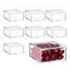 Hammont Clear Acrylic Boxes - 36 Packs of 8-2.36''x2.36''x1.18'' - Small Lucite Boxes for Gifts, Weddings, Party Favors, Treats, Candies & Accessories, Plastic Storage Boxes (288 Pieces) view 1