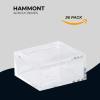 Hammont Clear Acrylic Boxes - 36 Packs of 8-2.36''x2.36''x1.18'' - Small Lucite Boxes for Gifts, Weddings, Party Favors, Treats, Candies & Accessories, Plastic Storage Boxes (288 Pieces) view 3