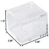 Hammont Clear Acrylic Boxes - 36 Packs of 8-2.36''x2.36''x1.18'' - Small Lucite Boxes for Gifts, Weddings, Party Favors, Treats, Candies & Accessories, Plastic Storage Boxes (288 Pieces) view 4