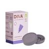 DIVA Cup & Shaker - Medical Grade Silicone Cup for Period Care - Reusable Menstrual Cup with Shaker for On-The-Go Cleansing - Wear Up to 12 Hours - Model 1 (for Medium to Heavy Flow) view 3