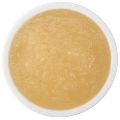 Commodity Canned Fruit and Vegetables Whitehouse Grade A Unsweetened Applesauce, Number 10 Can - 6 per case.