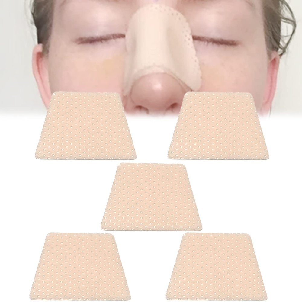 CHOYTONG Thermoplastic Nasal Splints - Nose External Support Protector for Nose Brace Fracture, Rhinoplasty Septoplasty Surgery, ENT, Orthopedic Immobilization,5 PCS (S)