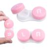 Cute Contact Lens Case Portable Travel Box with Mirror Tweezers Remover Tool Solution Bottle for Office and Outdoor view 3