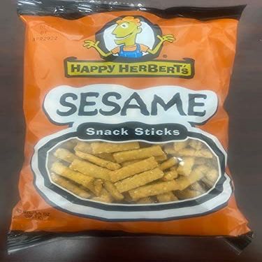 Happy Herbert's Sesame Snack Sticks 14 oz 12 Pack