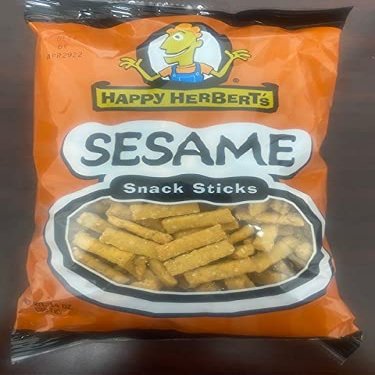 Happy Herbert's Sesame Snack Sticks 14 oz 12 Pack