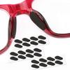 Soft Foam Nose Pads Self Adhesive Non-Slip Eyeglass Nose Pads, Thin Nosepads for Eyeglasses Sunglasses Glasses,12Pairs,1.0MM Black
