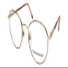 Calabria Designer Round/Oval Reading Glasses Fundamental 52mm Made in Italy (Peach/Gold, 7.00) view 1