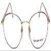 Calabria Designer Round Blue Light Filter Reading Glasses Fundamental Lavender 52mm +3.50 view 2