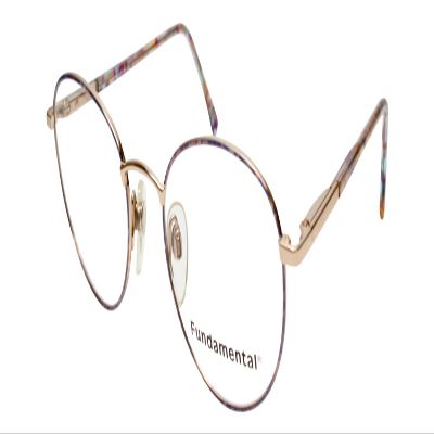 Calabria Designer Round Blue Light Filter Reading Glasses Fundamental Lavender 52mm +1.50