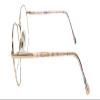 Calabria Designer Round Blue Light Filter Reading Glasses Fundamental Lavender 52mm +4.00 view 3