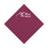 100 2-Ply Cocktail Personalized Napkins with Mountain Logo view 1
