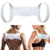 kiact Posture Corrector For Women Men Back Brace Pain Relief Shoulder Support Adjustable Back Straightener For Mid Upper Spine Neck Clavicle Breathable Spinal Alignment Humpback Orthosis White