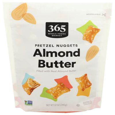 365 by Whole Foods Market, Almond Butter Filled Pretzel Nuggets, 12 Ounce