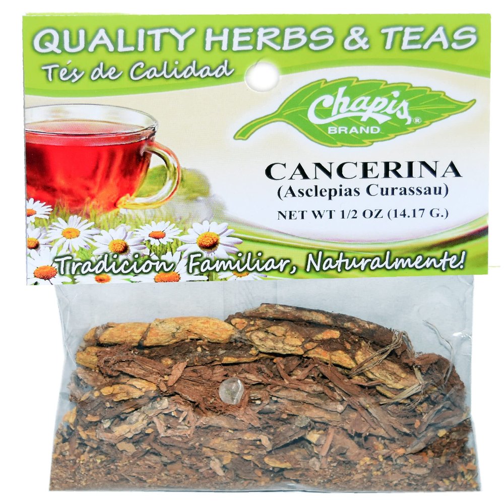 12 PIECES CHAPIS CANCERINA NATURAL HERBS HIERBAS Net Wt.1/2 oz.14.1 g