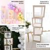 Efavormart 2pcs White Edges Balloon Boxes Transparent Decoration Boxes Blocks for DIY Baby Shower, Xmas, Birthday, Party, Wedding Decorations view 4