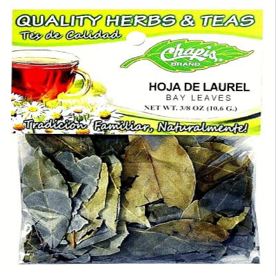 12 PIECES CHAPIS HOJAS DE LAUREL NATURAL HERBS HIERBAS Net Wt. 3/8 oz. (10.6 g)