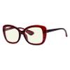 Eyekepper Computer Glasses for Women Oversize Reading Glasses Blue Light Blocking - Red Stripe view 1