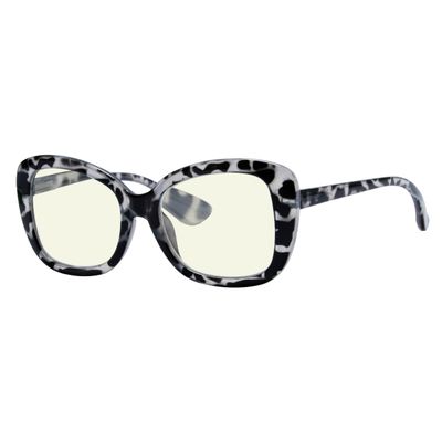 Eyekepper Computer Glasses for Women Oversize Reading Glasses Blue Light Blocking - Grey Tortoise
