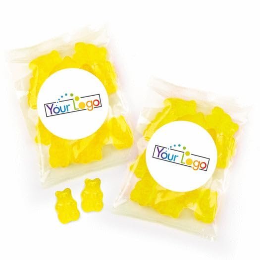 24ct Promotional Candy Favors Candy Bags w/Gummy Bears - Mighty Mango