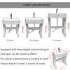 XKH- Self-care Toddler Grown-up Early Training Learning Plastic Wash Basin For Child Kids Simulation Towel Shelf Wash Hand Grown [P/N: ET-BABY007-WHITE] view 1