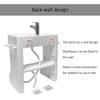 XKH- Self-care Toddler Grown-up Early Training Learning Plastic Wash Basin For Child Kids Simulation Towel Shelf Wash Hand Grown [P/N: ET-BABY007-WHITE] view 4