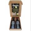 Viva Oliva Two 375ml (12.7oz) Variety Gift Set - Basil Infused Olive Oil & Black Mission Fig Balsamic Vinegar - Premium Quality - 100% Natural view 2