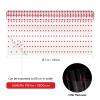 NUOBESTY Red Dots Cellophane Wrap Roll, 1 Pc of 3 Mil Cellophane Treat Bags Clear Red Spotted Flowers Basket Packing Paper Treat Bags- Unfolded Width 32 inch x 100 view 4