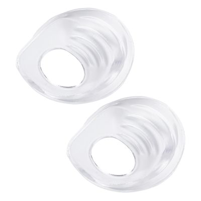 Heel Donut Cushions, Heel Cups, Silicon Insoles, One Size Fits All - 1 Pair