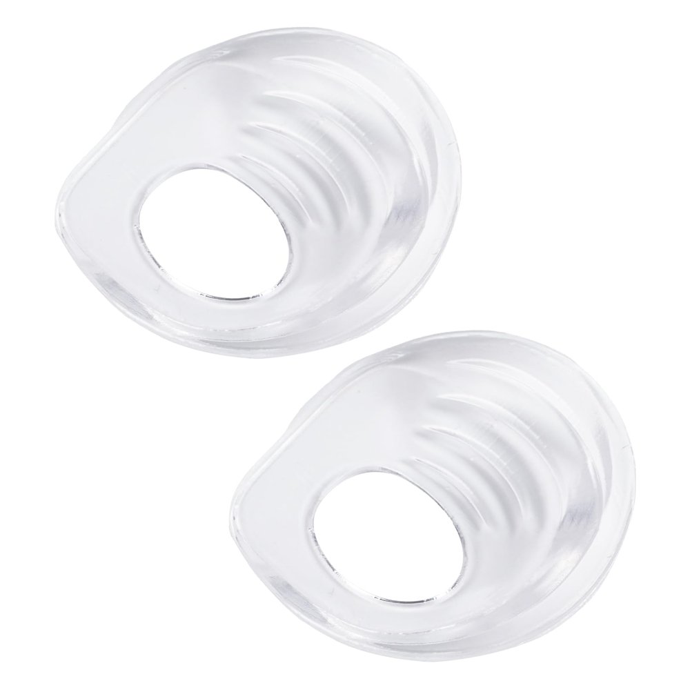 Heel Donut Cushions, Heel Cups, Silicon Insoles, One Size Fits All - 1 Pair