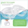 Heel Donut Cushions, Heel Cups, Silicon Insoles, One Size Fits All - 1 Pair view 3