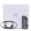 CASE ELEGANCE Klaro Cigar Accessory Kit Polished Gunmetal Finish Cutter & Lighter Gift Set Packaging view 1
