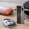 CASE ELEGANCE Klaro Cigar Accessory Kit Polished Gunmetal Finish Cutter & Lighter Gift Set Packaging view 4