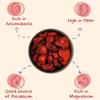 Sunny Fruit Soft-Dried Strawberries, 18 Ounce Bulk Bag | Dried Fruit with Added Sugar | Great Berries for Baking, Snacking, Smoothies, Charcuterie | NON-GMO, GLUTEN-FREE, NUT-FREE, KOSHER view 3