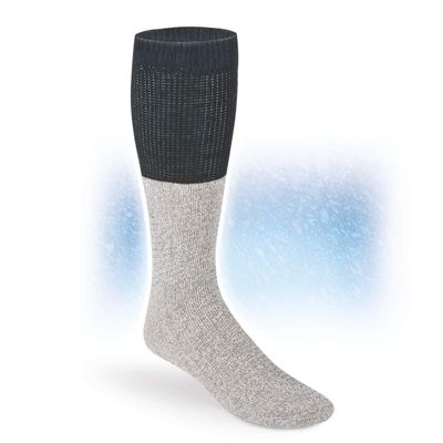 Fox Valley Traders Thermal Diabetic Socks, Set of 3, Size 10-13, Gray