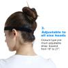 FCAROLYN 3D Eye Patch for Adult and Kid Adjustable Eye Patch (Black) view 4